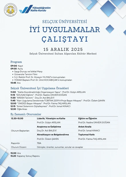 İyi Uygulamalar Çalıştayı